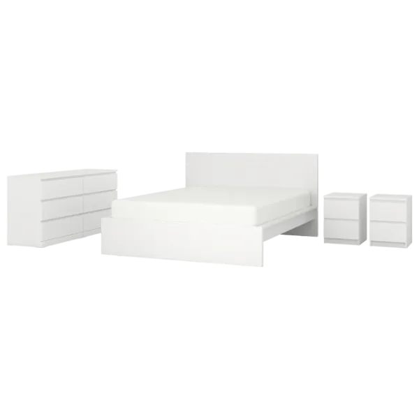 Pat Ikea Malm 4 160 x 200 cm / Furnir / White photo 1