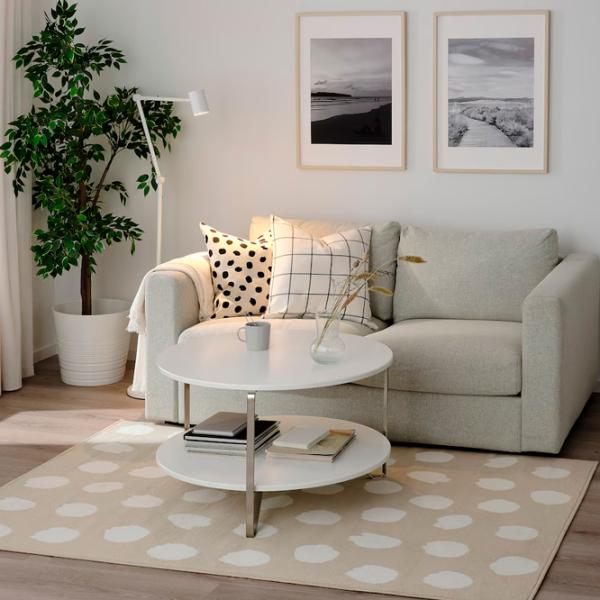 Ковер Ikea Bogense Бежевый / Полипропилен photo 4 Ковер Ikea Bogense Бежевый / Полипропилен photo 4