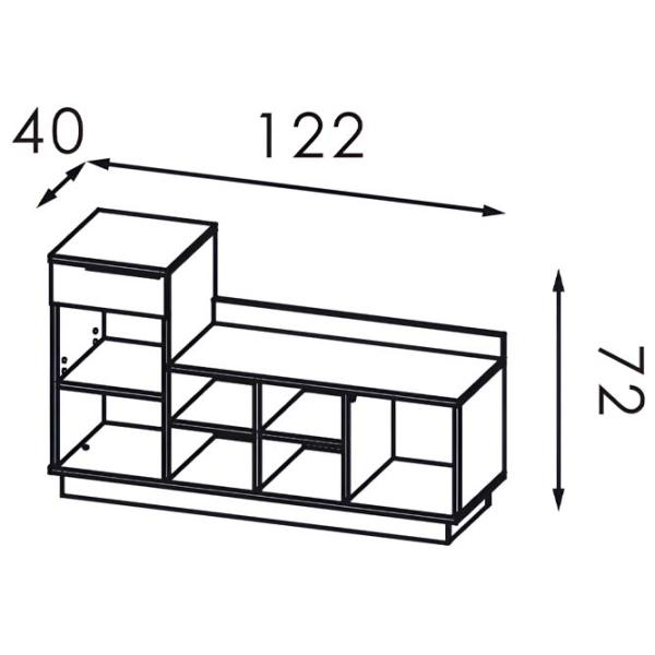 Set pentru antreu Modern Visit PAL / Slate Grey photo 8
