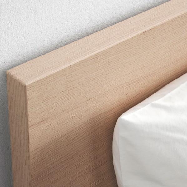 Кровать Ikea Malm 4 180 x 200 см / Шпон / Wood photo 4