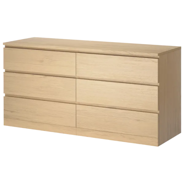 Кровать Ikea Malm 4 180 x 200 см / Шпон / Wood photo 9