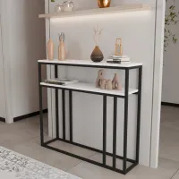 Консольный стол Prestige Siena 2 Layer Черный / Металл photo 3