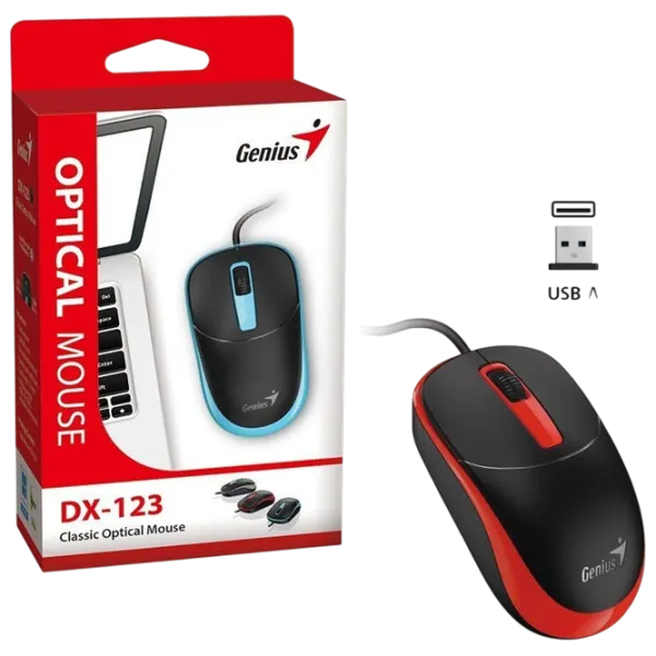 Mouse Genius DX-123 Black photo 5