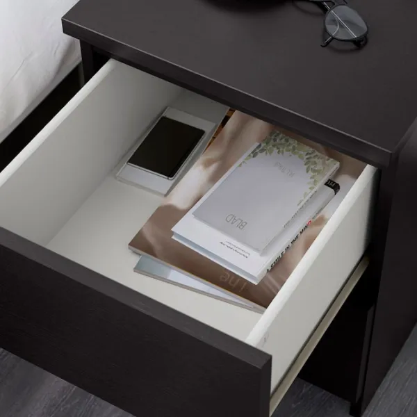 Pat Ikea Malm 4 140 x 200 cm / Furnir / Black photo 9