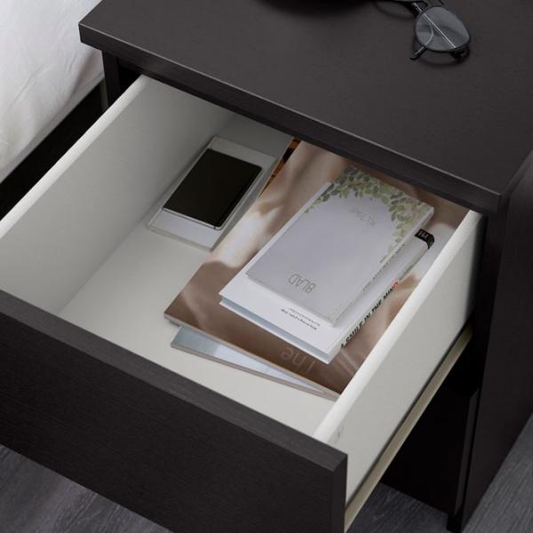 Pat Ikea Malm 4 140 x 200 cm / Furnir / Black photo 9