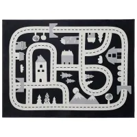 Covor Ikea Markkrypare Dark Gray / Poliester