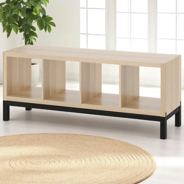 Etajeră Ikea Kallax 59 x 147 x 39 cm / PAL / Whitewashed Oak photo 5