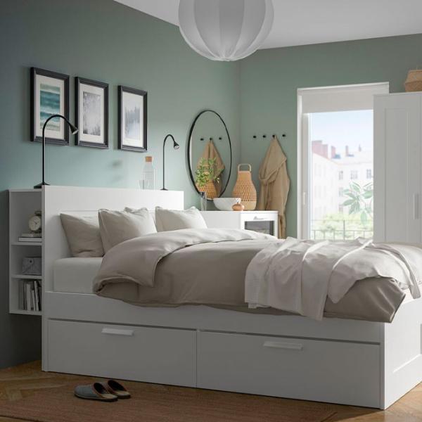 Pat Ikea Brimnes 3 140 x 200 cm / PAL / White photo 3