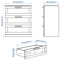 Pat Ikea Brimnes 3 140 x 200 cm / PAL / White photo 10