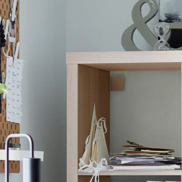 Стеллаж Ikea Kallax 94 x 77 x 39см cm / ЛДСП / Выбеленный дуб photo 2