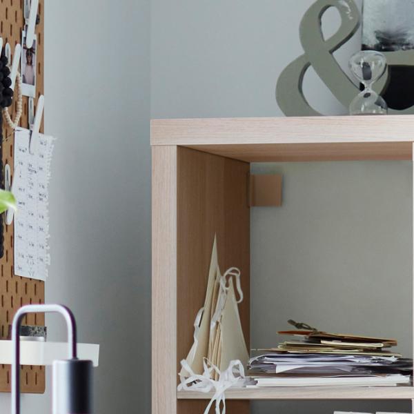 Стеллаж Ikea Kallax 94 x 77 x 39см cm / ЛДСП / Выбеленный дуб photo 2