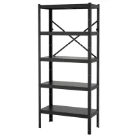 Etajeră Ikea Bror  190 x 85 x 40 cm / Metal / Black