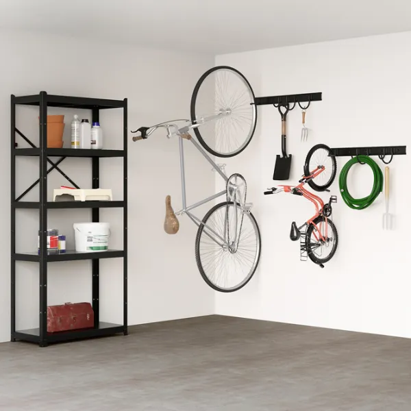 Etajeră Ikea Bror  190 x 85 x 40 cm / Metal / Black photo 2