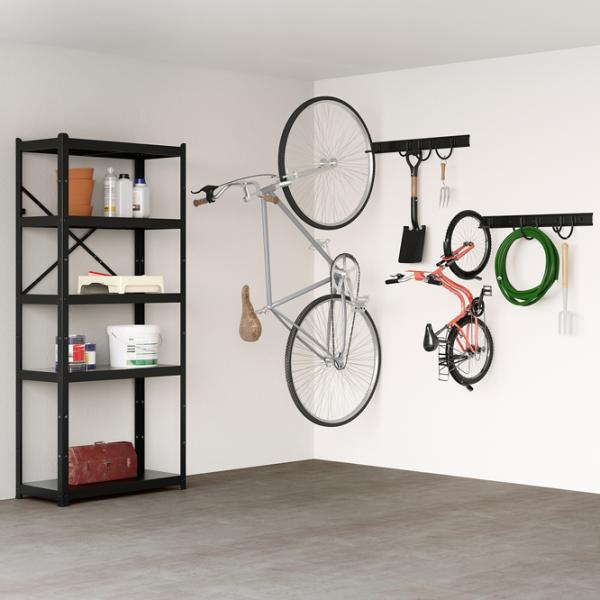 Etajeră Ikea Bror  190 x 85 x 40 cm / Metal / Black photo 2