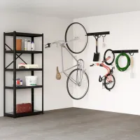 Etajeră Ikea Bror 190 x 85 x 40 cm / Metal / Black photo 2