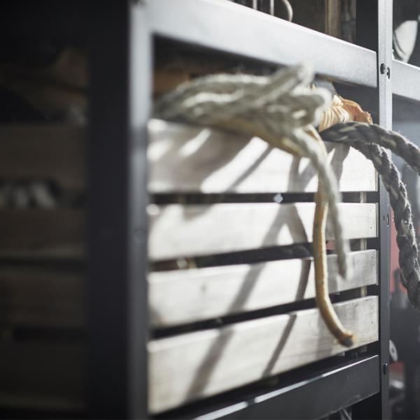 Etajeră Ikea Bror  190 x 85 x 40 cm / Metal / Black photo 7