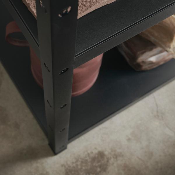 Etajeră Ikea Bror  190 x 85 x 40 cm / Metal / Black photo 8