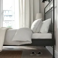 Кровать Ikea Stjarno/Luroy 160 x 200 см / Металл / Черный photo 3