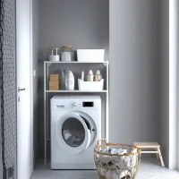 Стеллаж Ikea Enhet 129 x 80 x 30см cm / Металл / White photo 3