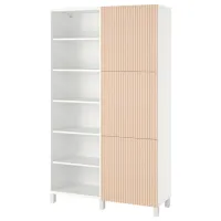 Etajeră Ikea Besta 202 x 120 x 42 cm / Pin Masiv / White