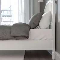 Кровать Ikea Tyssedal Lonset 140 x 200 см / Шпон / Белый photo 3