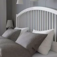 Кровать Ikea Tyssedal Lonset 140 x 200 см / Шпон / Белый photo 7