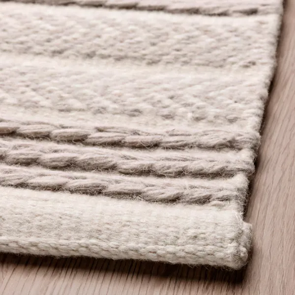 Covor Ikea Vagnat Beige Gray / Lână photo 3