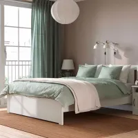 Кровать Ikea Songesand/Lonset 140 x 200 см / Шпон / Белый photo 3