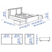 Pat Ikea Songesand/Lonset 4 160 x 200 cm / Furnir / White photo 8