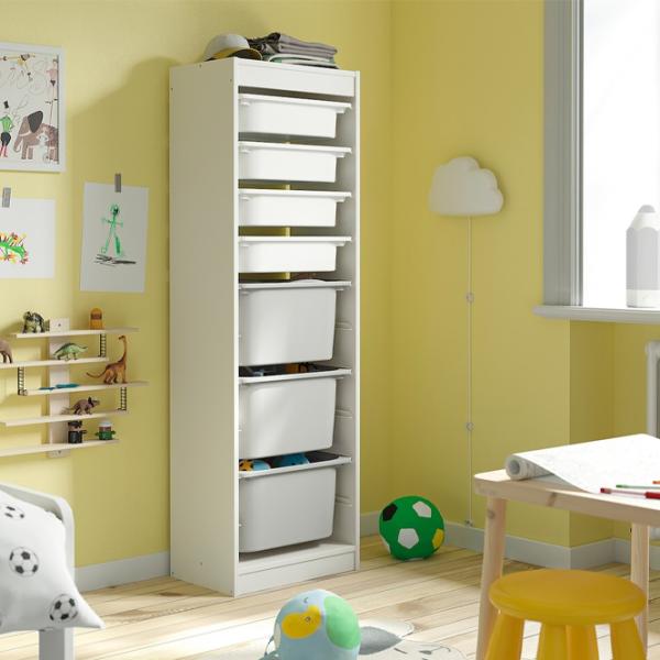 Etajeră Ikea Trofast 7 145 x 46 x 30 cm / PAL / White photo 5