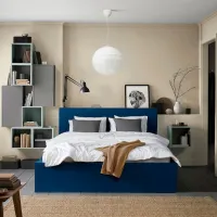 Pat Ikea Malm/Luroy 4 140 x 200 cm / Furnir / Blue