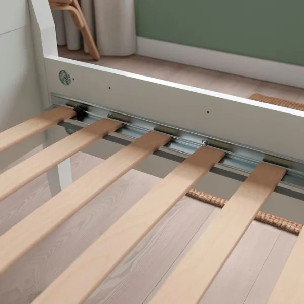 Кровать Ikea Malm/Luroy 4 140 x 200 см / Шпон / Синий photo 2