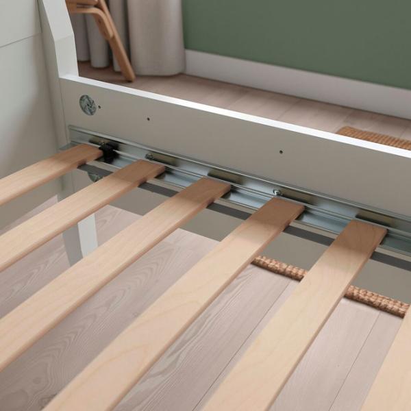 Кровать Ikea Malm/Luroy 4 140 x 200 см / Шпон / Синий photo 2