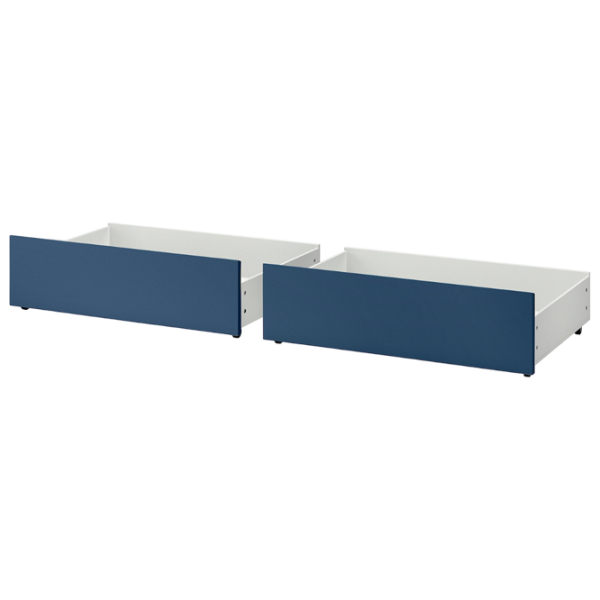 Кровать Ikea Malm/Luroy 4 140 x 200 см / Шпон / Синий photo 9