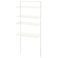 Стеллаж Ikea Boaxel 200.6 x 82 x 40см cm / Металл / White