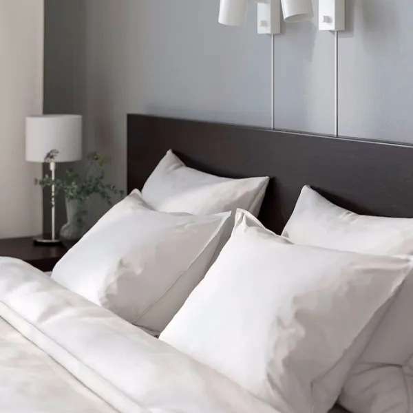 Кровать Ikea Malm Luroy 2 140 x 200 см / Шпон / Черный photo 5 Кровать Ikea Malm Luroy 2 140 x 200 см / Шпон / Черный photo 5