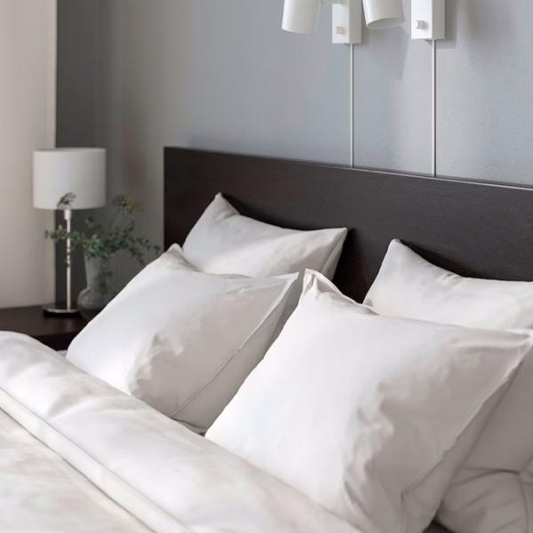 Кровать Ikea Malm Luroy 2 140 x 200 см / Шпон / Черный photo 5 Кровать Ikea Malm Luroy 2 140 x 200 см / Шпон / Черный photo 5