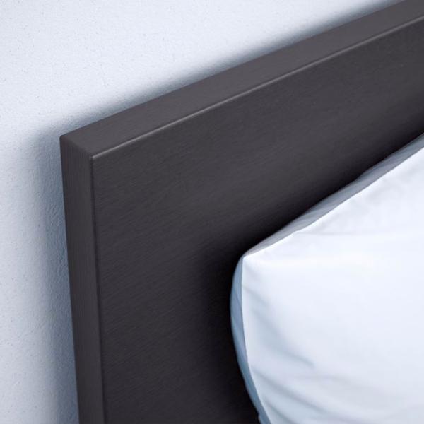 Кровать Ikea Malm Luroy 2 140 x 200 см / Шпон / Черный photo 8 Кровать Ikea Malm Luroy 2 140 x 200 см / Шпон / Черный photo 8