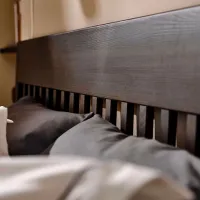 Кровать Ikea Idanas Luroy 140 x 200 см / Шпон / Коричневый photo 7