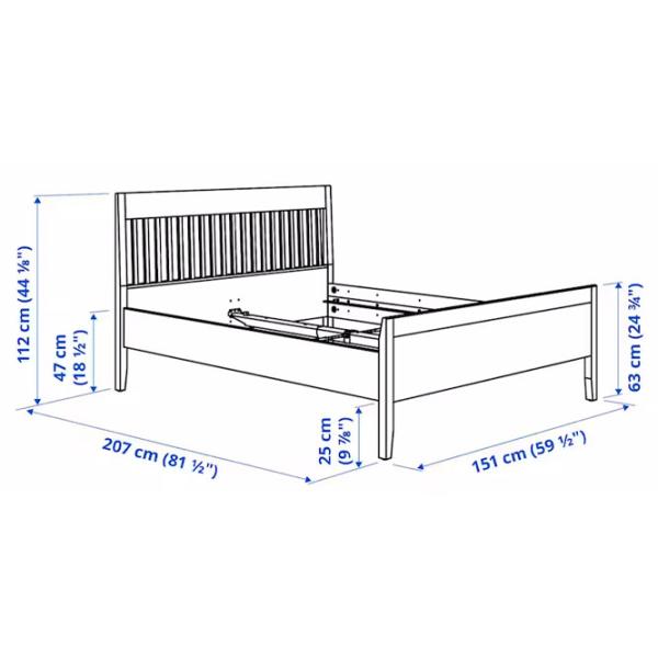 Pat Ikea Idanas Luroy 140 x 200 cm / Furnir / Brown photo 10