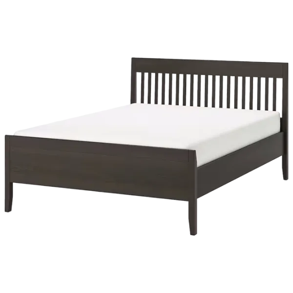 Кровать Ikea Idanas Lonset 140 x 200 см / Шпон / Коричневый photo 1