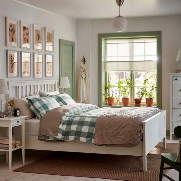 Кровать Ikea Hemnes 180 x 200 см / Массив / Белый photo 4 Кровать Ikea Hemnes 180 x 200 см / Массив / Белый photo 4