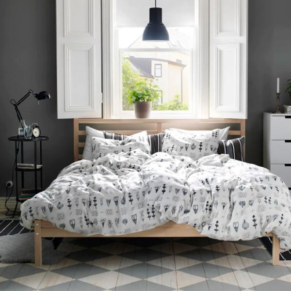 Pat Ikea Tarva/Luroy 140 x 200 cm / Masiv / Wood photo 3
