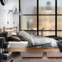 Pat Ikea Tarva/Luroy 140 x 200 cm / Masiv / Wood photo 4