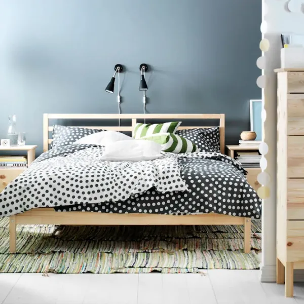 Pat Ikea Tarva/Luroy 140 x 200 cm / Masiv / Wood photo 5