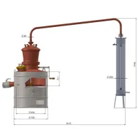 Distilator DES Classic 100l Lemne de foc photo 6