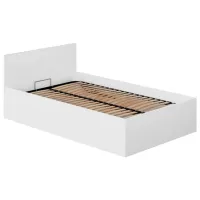 Кровать Tempo Kondela Doli 120 x 200 см / ЛДСП / Белый photo 3