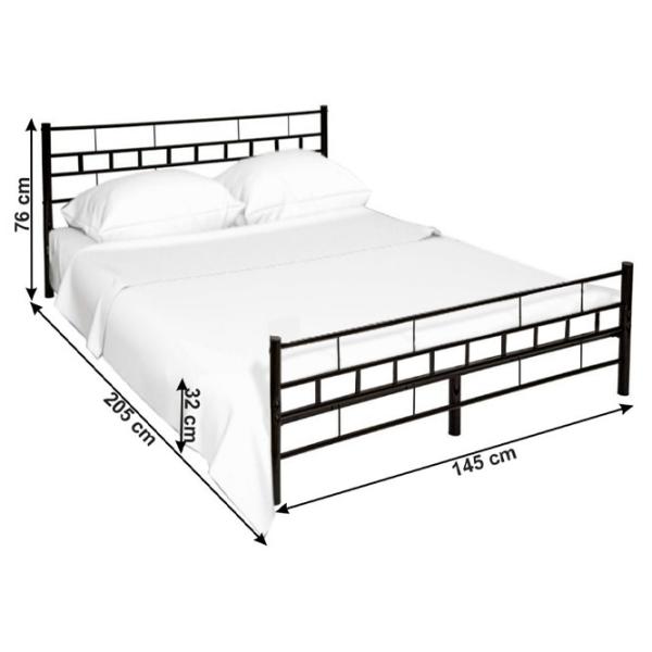 Детская кровать Mobhaus Tajgi 140 x 200 см / Металл / Черный photo 5