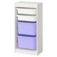 Etajeră cu containere Ikea Trofast 4 94 x 46 x 30 cm / PAL / White