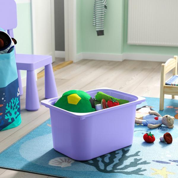 Etajeră cu containere Ikea Trofast 4 94 x 46 x 30 cm / PAL / White photo 5 Etajeră cu containere Ikea Trofast 4 94 x 46 x 30 cm / PAL / White photo 5